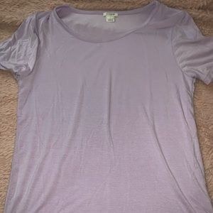 J. Crew purple tee shirt size small